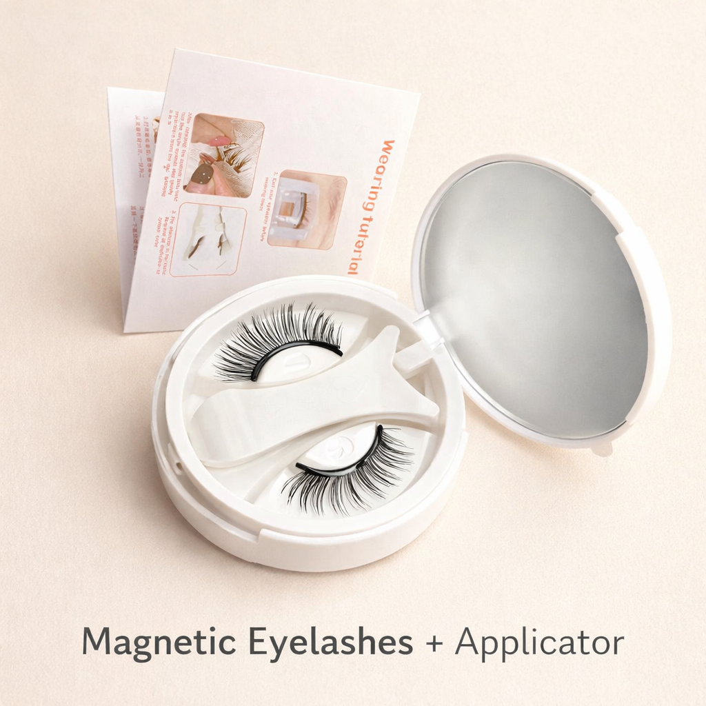 Cils magnetiques et applicateur