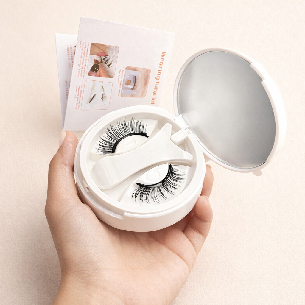 Cils magnetiques et applicateur